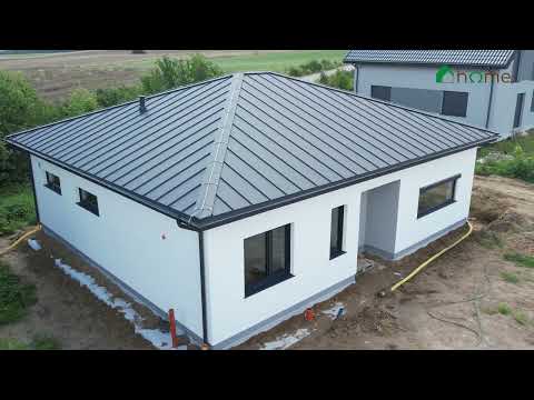 Modułowy dom parterowy | projekt ETA | 107m² | Omega Home, Puck