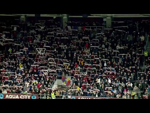 FABULOS! Imnul Rapidului a răsunat pentru prima dată pe noul stadion Giulești