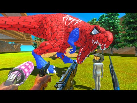 FPS Avatar VS DINOSAURS!  - Animal Revolt Battle Simulator