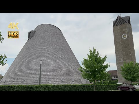 Holzkirchen, Germany - Walking in a quiet neighbourhood - 4K HDR