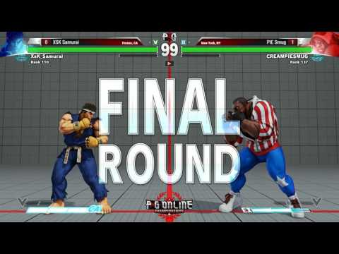 XSX Samurai (Ryu) vs PIE|Smug (Balrog) PxG Champs 2.5
