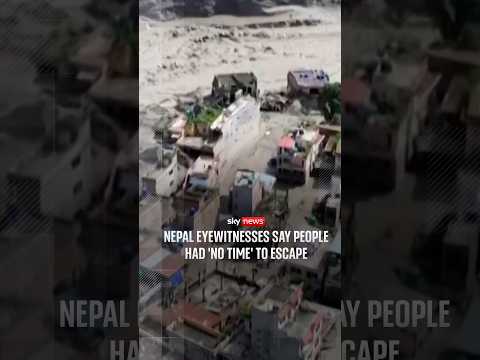 Nepal eyewitnesses say people had 'no time' to escape