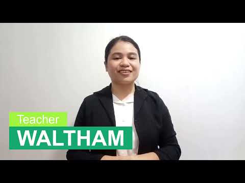Walthamのプロフィール動画