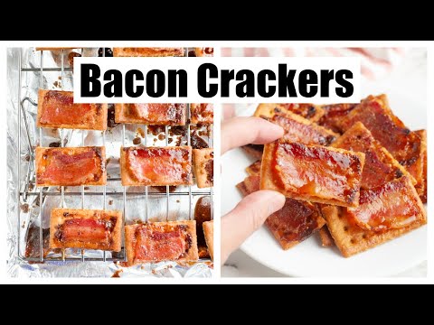Candied Bacon Crackers