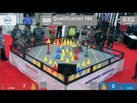 2018 VEXU Design Q184 - UPRM vs CSUN - 17 to 49