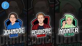 Cara Membuat Logo Gaming Pakai Foto Sendiri di Hp Android | PIXELLAB TUTORIAL #15
