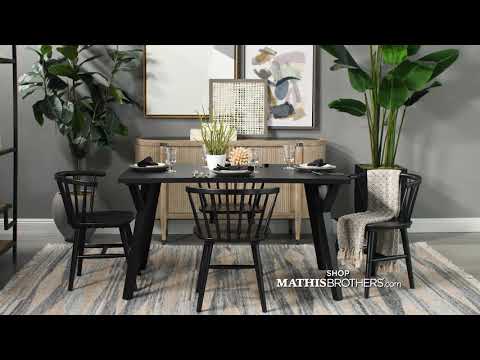 Ashley Otaska Black Dining Set