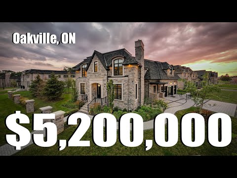 Inside a $5.2 MILLION DOLLAR LAKESHORE HOME IN OAKVILLE ONTARIO!!!! KING CREST ESTATES!!