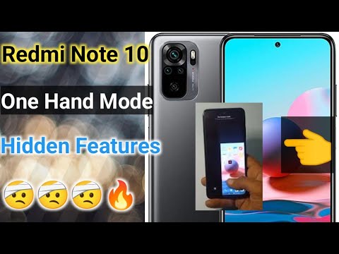 Redmi Note 10 One Hand Mode Enable || How To Enable One Hand Mode In Redmi Note 10 ⚡⚡ #onehandmode