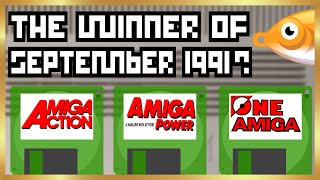 Cover Disk Face Off: September 1991.  Amiga Action, Amiga Power and The One for Amiga
