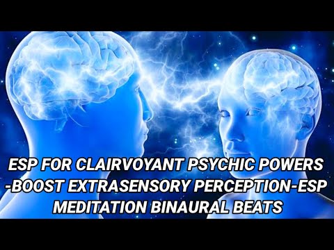 🎧ESP FOR CLAIRVOYANT PSYCHIC POWERS-Boost Extrasensory Perception-ESP Meditation 🧘 Binaural Beats
