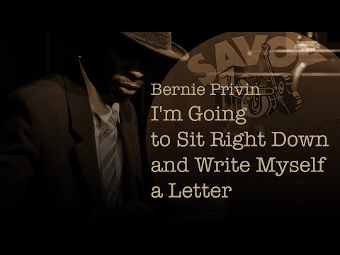 Bernie Privin - I'm Going to Sit Right Down and Write Myself a Letter (1956 Vinyl LP”)