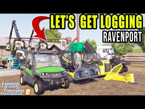 FARMING SIMULATOR 2019 | LOGGING RAVENPORT EP#1 | MULTIPLAYER | LIVESTREAM
