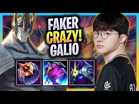 FAKER IS SO CRAZY WITH GALIO! - T1 Faker Plays Galio MID vs Orianna! | Season 2025