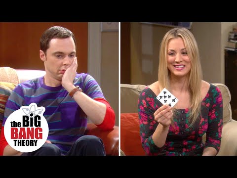Sheldon Can't Figure Out the Card Trick | The Big Bang Theory