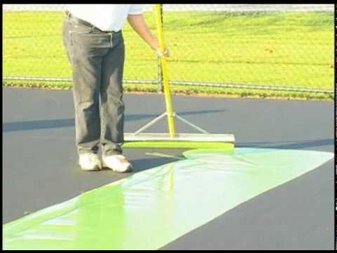 SportMaster ColorPlus System for tennis court resurfacing