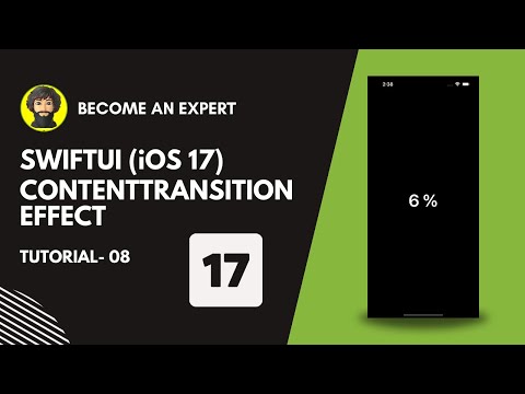 iOS 17 | ContentTransition Effects in 2 mins | Xcode 15 - SwiftUI