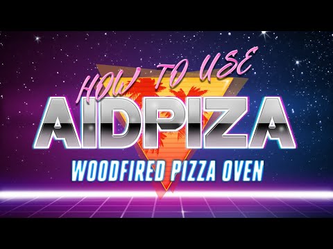 How to use the Aidpiza Outdoor Wood Fired Pizza Oven