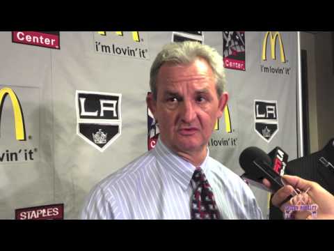 LA Kings Head Coach Darryl Sutter, Phoenix Coyotes vs. Los Angeles Kings, 3-18-13