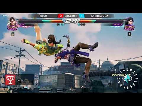 Shadow 20z vs yoj99 ~ The King of CREMA Fist Tournament Winners Quarters ~ Tekken 7 Mexico