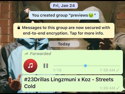 #23Drillas Lingzmuni x Koz - Streets Cold (Trades) #Exclusive