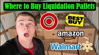 Where and How to Buy Wholesale Liquidation Pallets Direct From Major Retailers Like Amazon & Walmart