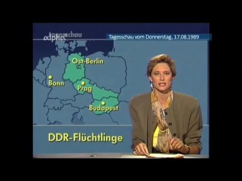 Vor 25 Jahren: TV-Berichte (Teil 2) über "DDR-Wende" in "TAGESSCHAU" vom 15.08. bis 31.08.1989