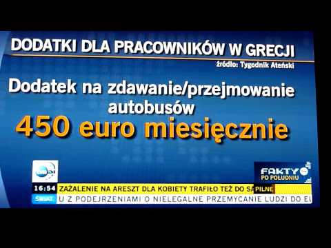 Dodatki dla paracowników państwowych w Grecji