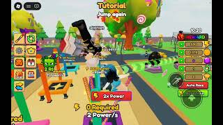 Playing jelly jump training simulator 