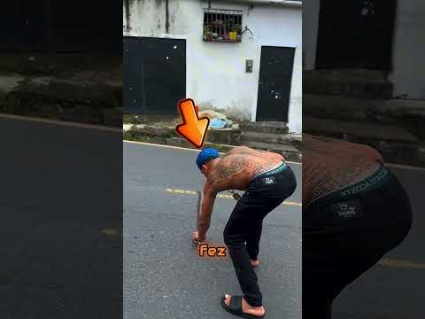 Ele parou os carros só com TINTA!!!