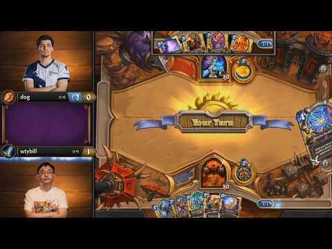 Hearthstone Masters Tour Las Vegas 2019: Dog vs WtyBill | Day 1 Swiss Stage