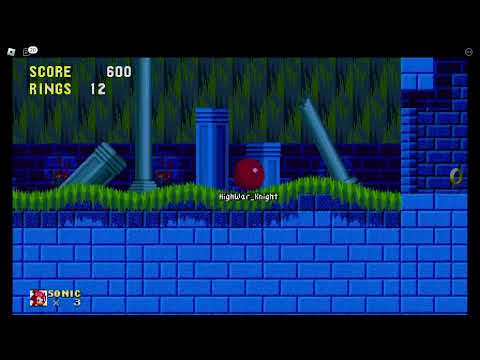 Classic Sonic Simulator V11.1 - Moonlight Marble Zone Act 1. (By: Captainkirboalt.)