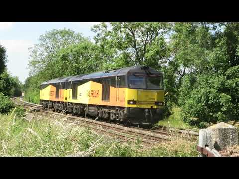 GBRf (Ex-Colas) 60002 & 60085 - 0Z70 LE Move, Chellaston (Derby) 03/07/19.