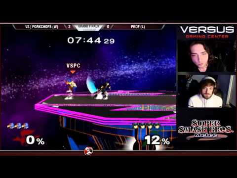 11/15/15 - Versus Melee Weekly - Grand Finals - VS| Porkchops (Falco) vs prof (Sheik, Marth)