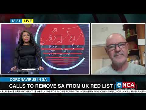 Calls to remove SA from UK red list