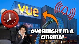 I Spent The Night In A Cinema Fort And It Was CRAZY! (Sleep In A Cinema Challenge!)