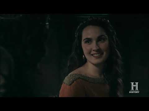Vikings - King Alfred And Princess Elsewith Meet [Season 5B Official Scene] (5x12) [HD]