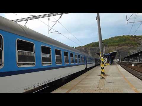 Odjezd vlaku Sp 1698 ze stanice Ústí nad Labem hl.n.