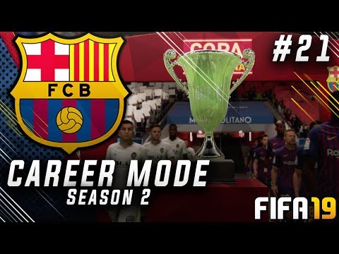 FIFA 19 Barcelona Career Mode EP21 - Spanish Cup Final!! Insane Stoppage Time Drama!!