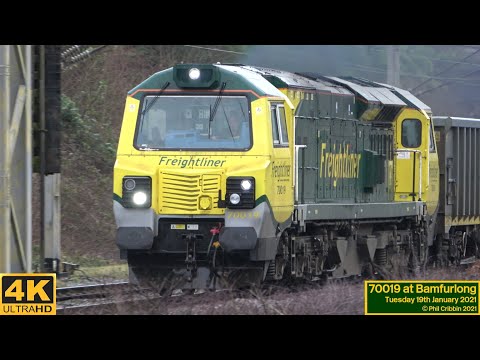 70019 at Bamfurlong - 19th January 2021