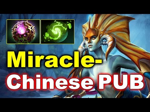 Miracle- 9180 MMR Naga vs Crit- Phoenix - Chinese PUB DOTA 2