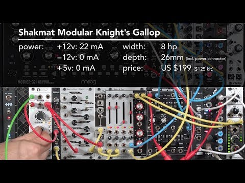 Shakmat Modular Knight's Gallop 2020 - Eurorack Pattern Sequencer image 5