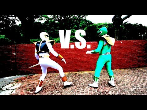 GREEN RANGER VS WHITE RANGER!?