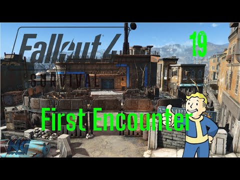 Fallout 4 Survival Mode Walkthrough part 19: First Encounter