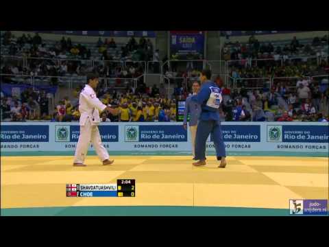Judo 2013 World Championship Rio de Janeiro: Shavdatuashvili (GEO) - Choe (PRK) [-66kg]