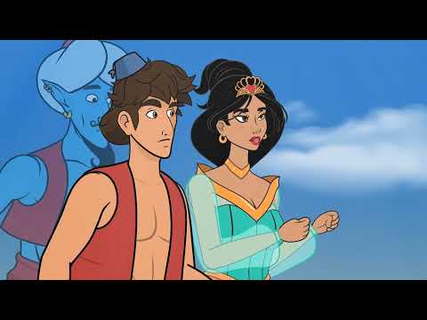 Aladdin e o dragāo Verde | Conto | Desenho Animado com @OsAmiguinhosContoseHistorinhas