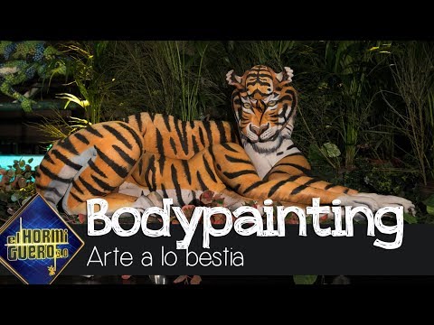 Así es el bodypainting más salvaje jamás visto - El Hormiguero 3.0