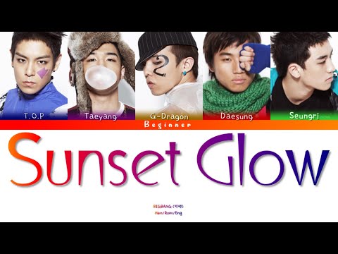 BIGBANG (빅뱅) – Sunset Glow (붉은 노을) (Han/Rom/Eng Color Coded Lyrics)