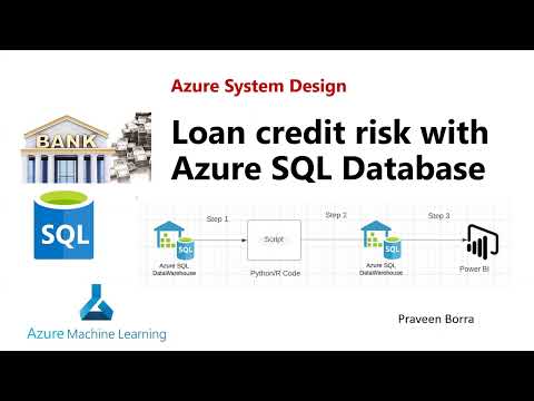 Design Loan credit risk with Azure SQL database | Azure system design | Azure Architecture | Azure