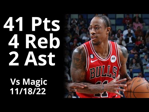 Demar DeRozan 41 Points vs Magic Highlights